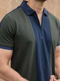 Powerlook Men Panneled Polo Tshirt ss25