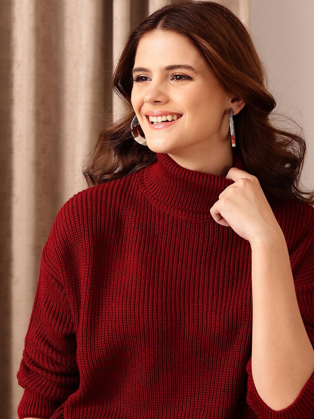 Sweater Pullover Leher Penyu Berusuk JALAN 9