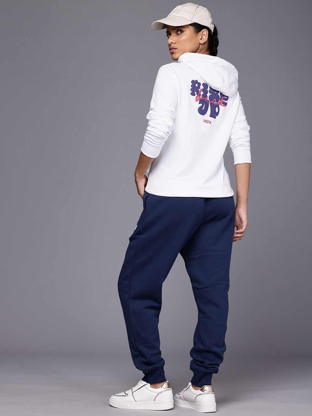 HRX by Hrithik Roshan STREETPULSE Lifestyle Printed Hooded Sweatshirt