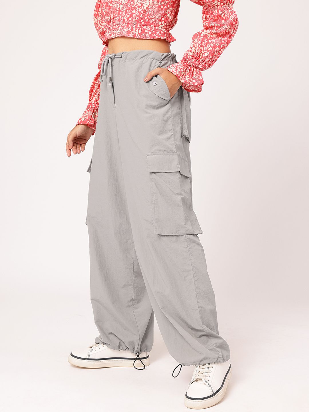 DressBerry Women Casuals Capsule Parachute Trousers