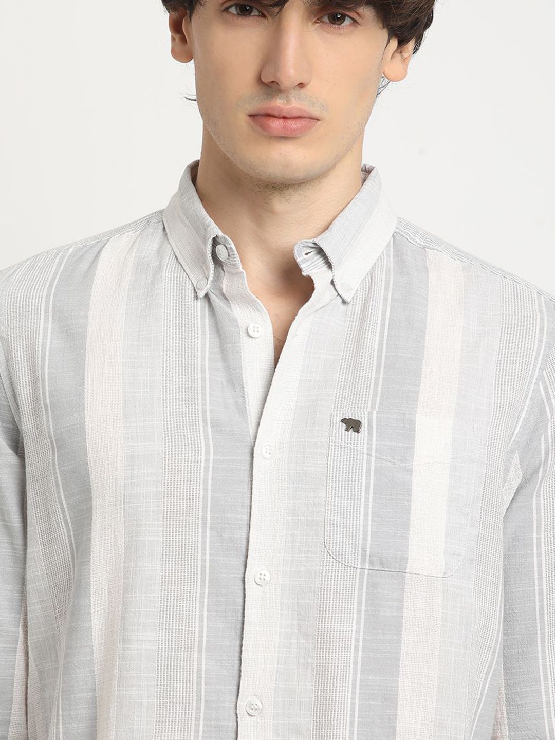 THE BEAR HOUSE Men Slim Fit Opaque Checkered Casual Shirt