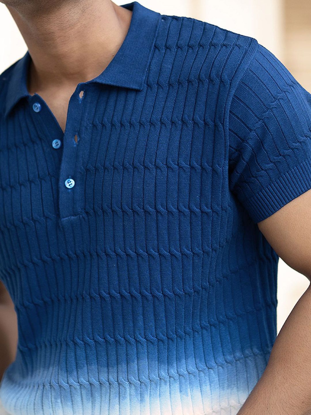 Powerlook Men Polo Collar T-shirt