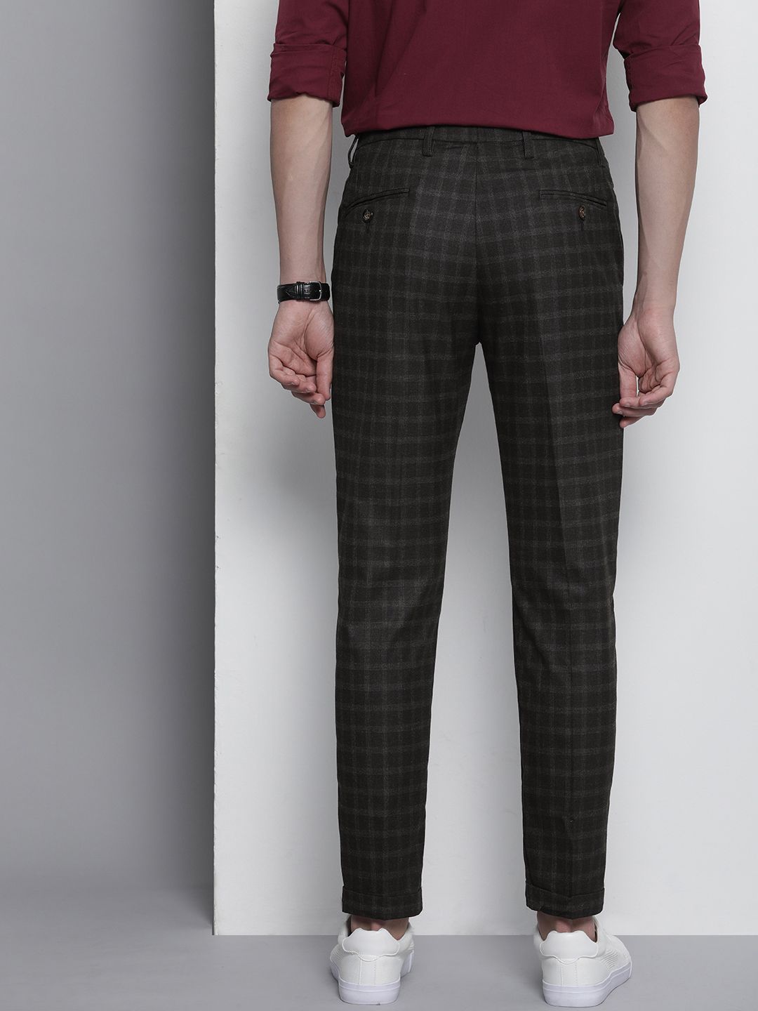 The Indian Garage Co Men Solid Trousers