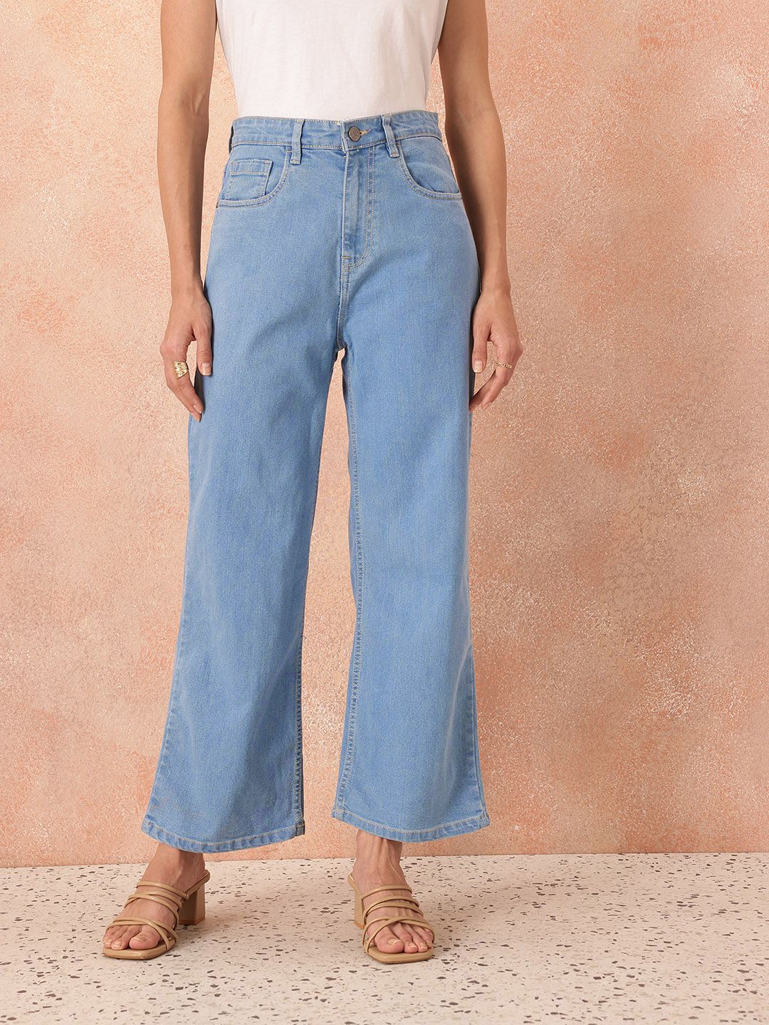 all about you Women Straight Fit High-Rise Stretchable Jeans