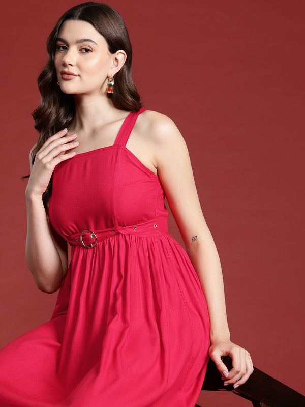 all about you Fit & Flare Midi Dress