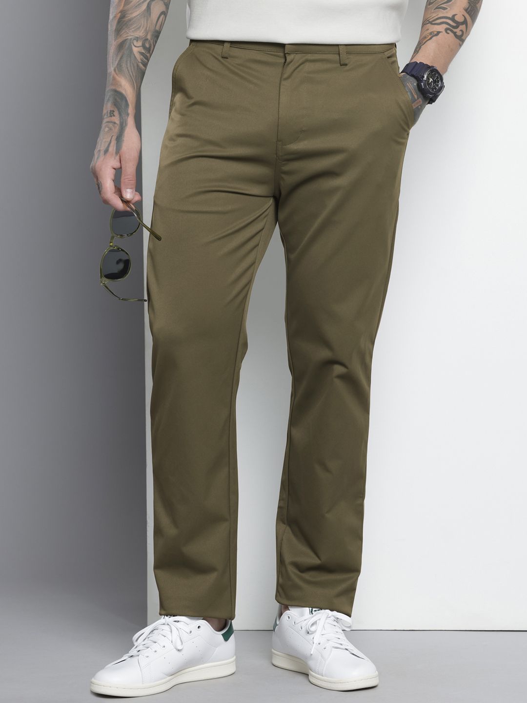 The Indian Garage Co Men Chinos Trousers