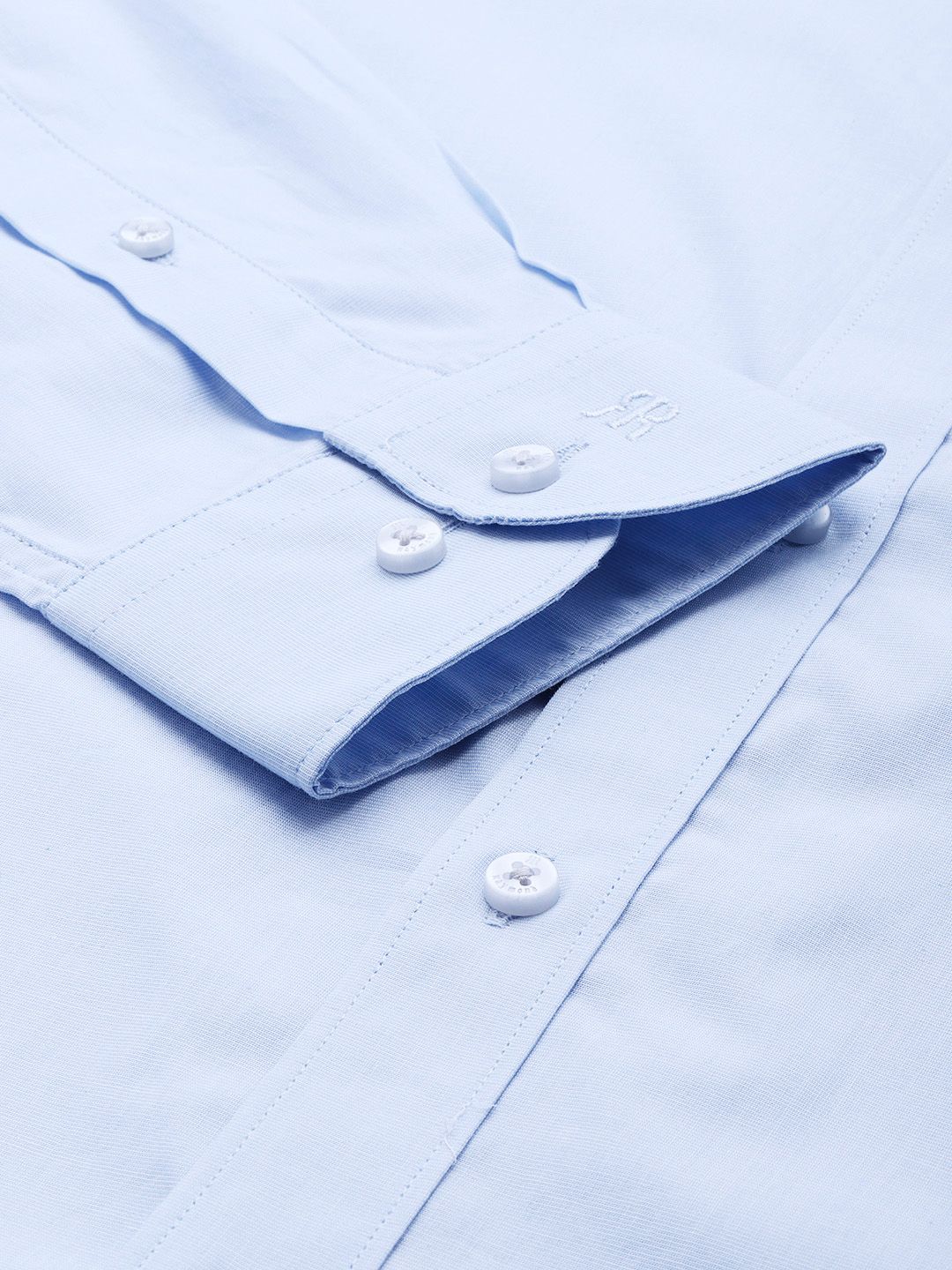 Raymond Self Design Slim Fit Pure Cotton Formal Shirt
