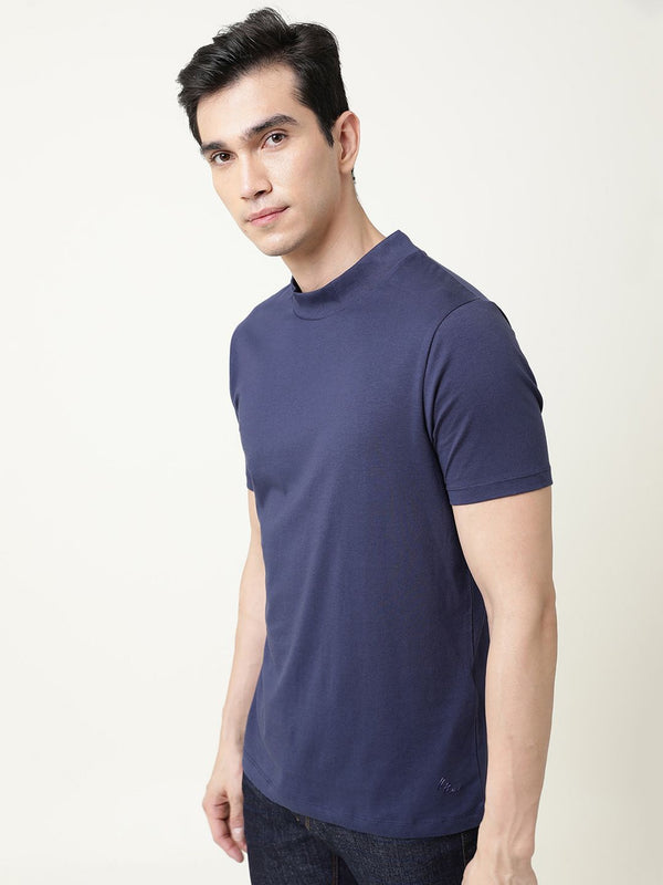 RARE RABBIT Men Bit Slim Fit T-Shirt
