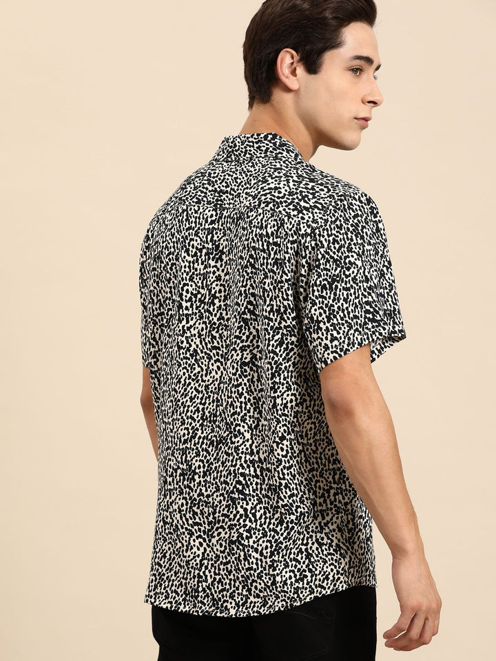 DENNISON Men Smart Block Printed Casual Shirt