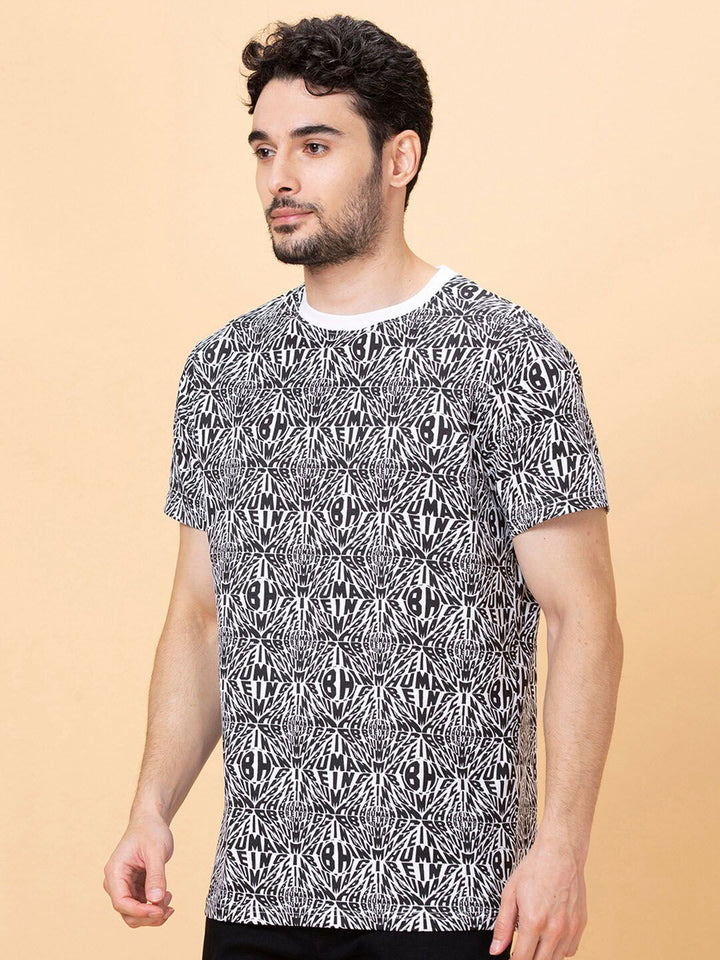 Being Human Typography Pure Cotton Printed T-shirt