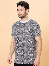 Being Human Typography Pure Cotton Printed T-shirt