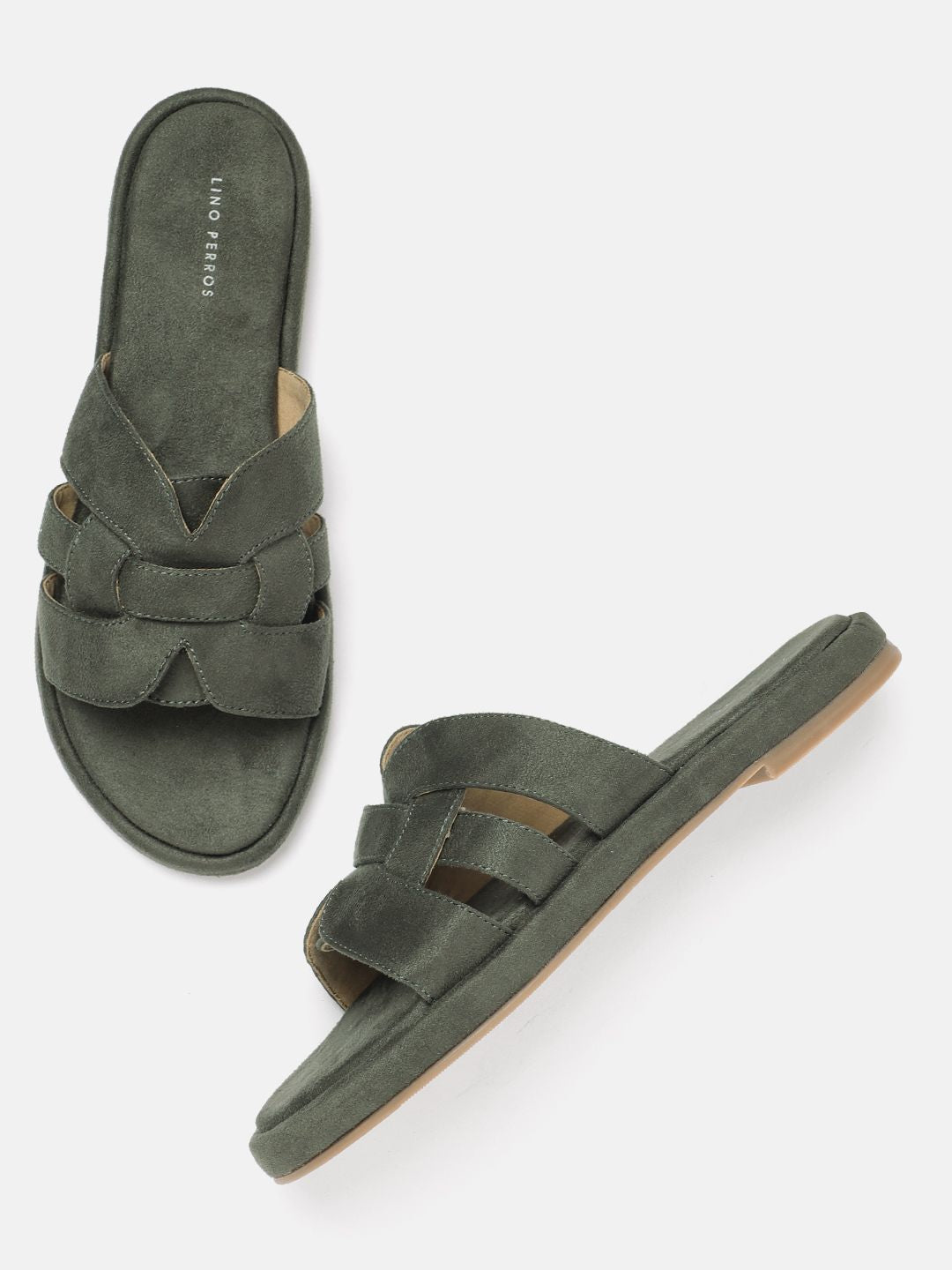 Lino Perros Women Open Toe Flats