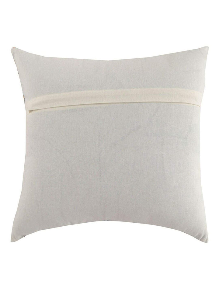 STITCHNEST Set of 5 Yellow & Grey Geometric Square Cushion Covers