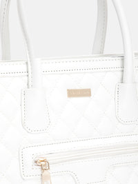 DressBerry Quilted Structured Handheld Bag