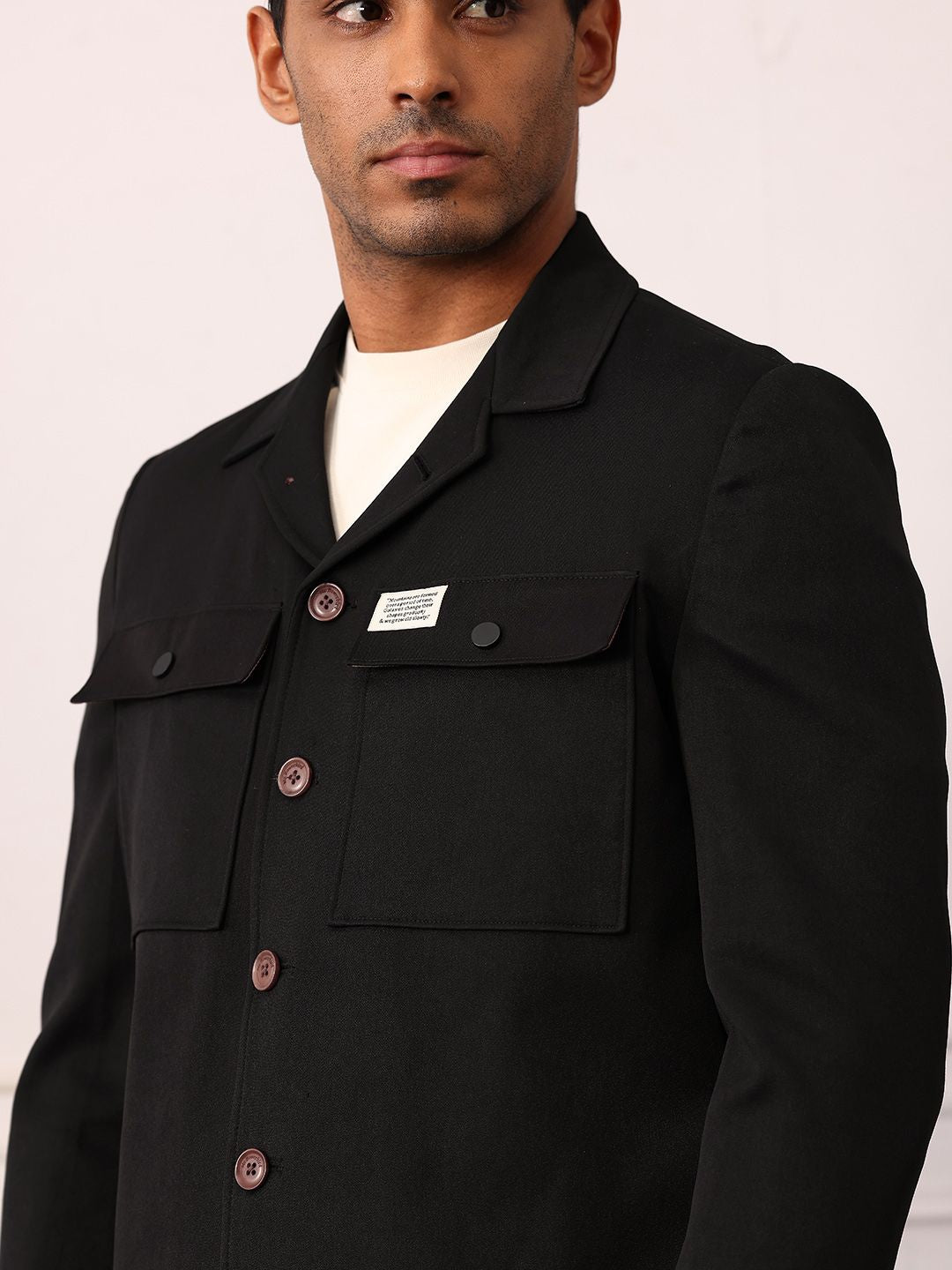 Mr Bowerbird Double Pocket Resort Collar Tailored Jacket