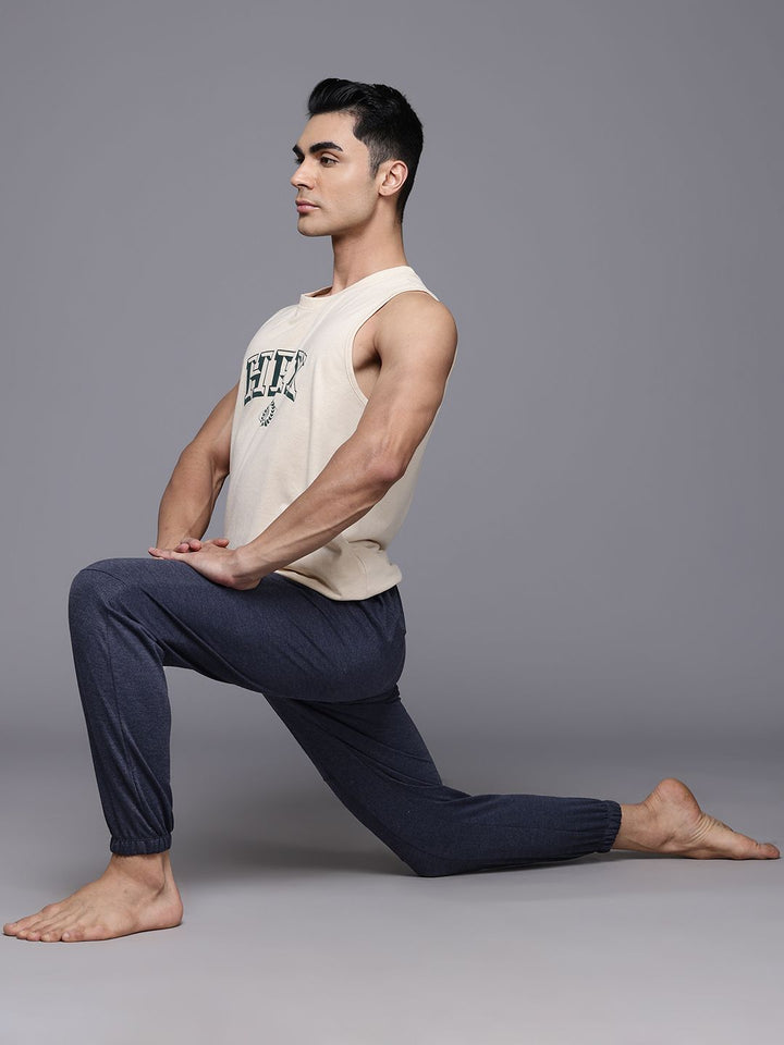 HRX by Hrithik Roshan Men Mid-Rise Regular Fit Yoga Joggers