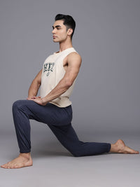 HRX by Hrithik Roshan Men Mid-Rise Regular Fit Yoga Joggers