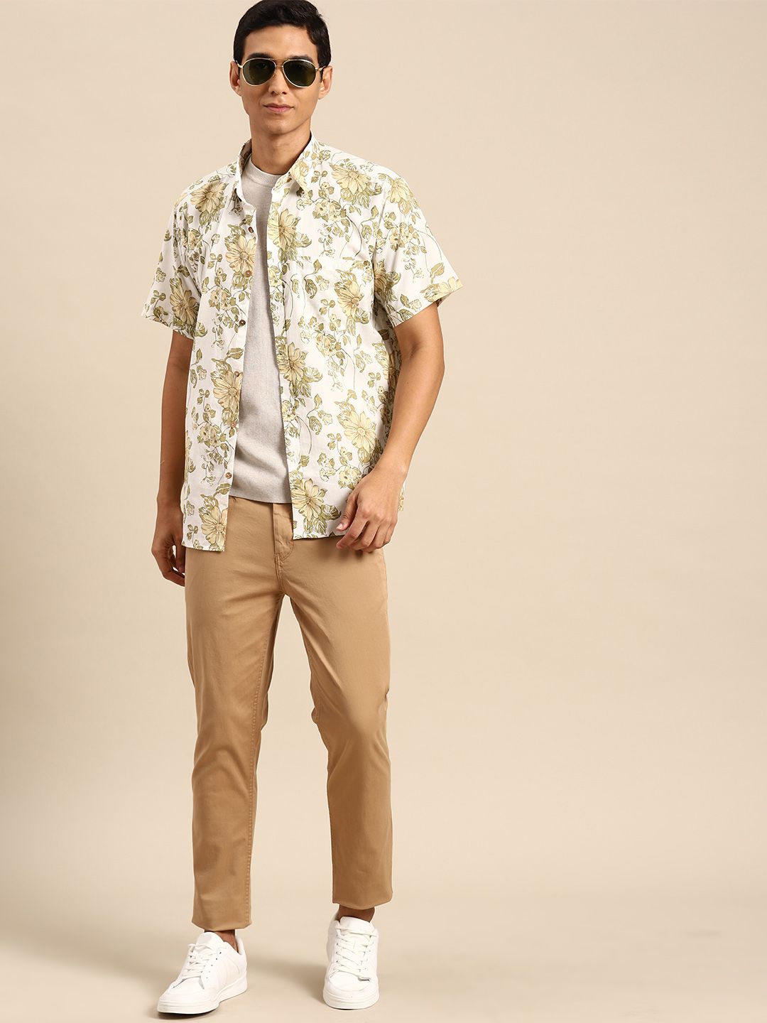 DENNISON Men Smart Block Printed Casual Shirt