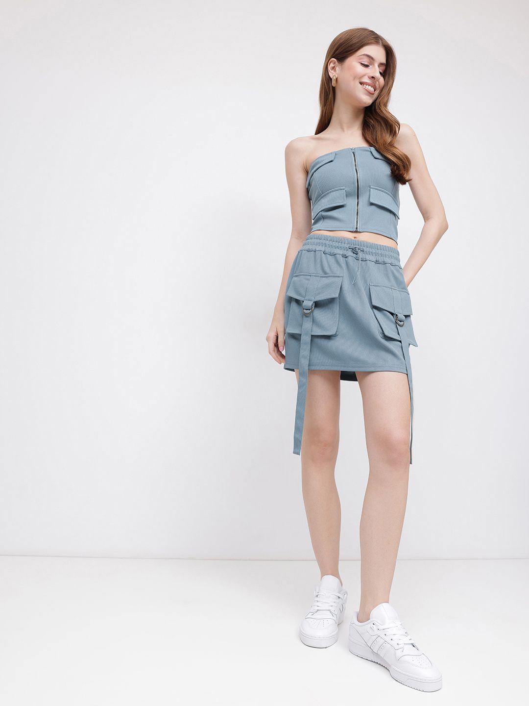 DressBerry Cargo Crew Straight Mini Skirt