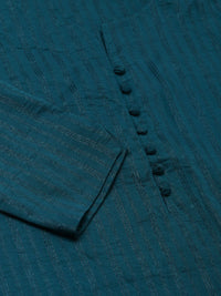 KALINI Stripes Printed Regular Kurta with Trousers