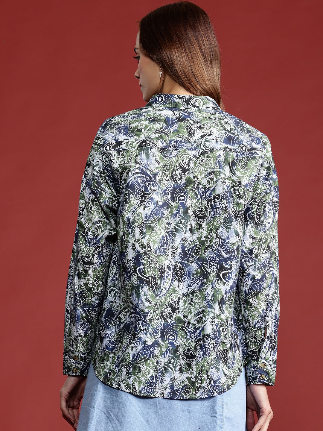 all about you Paisley Print Casual Shirt