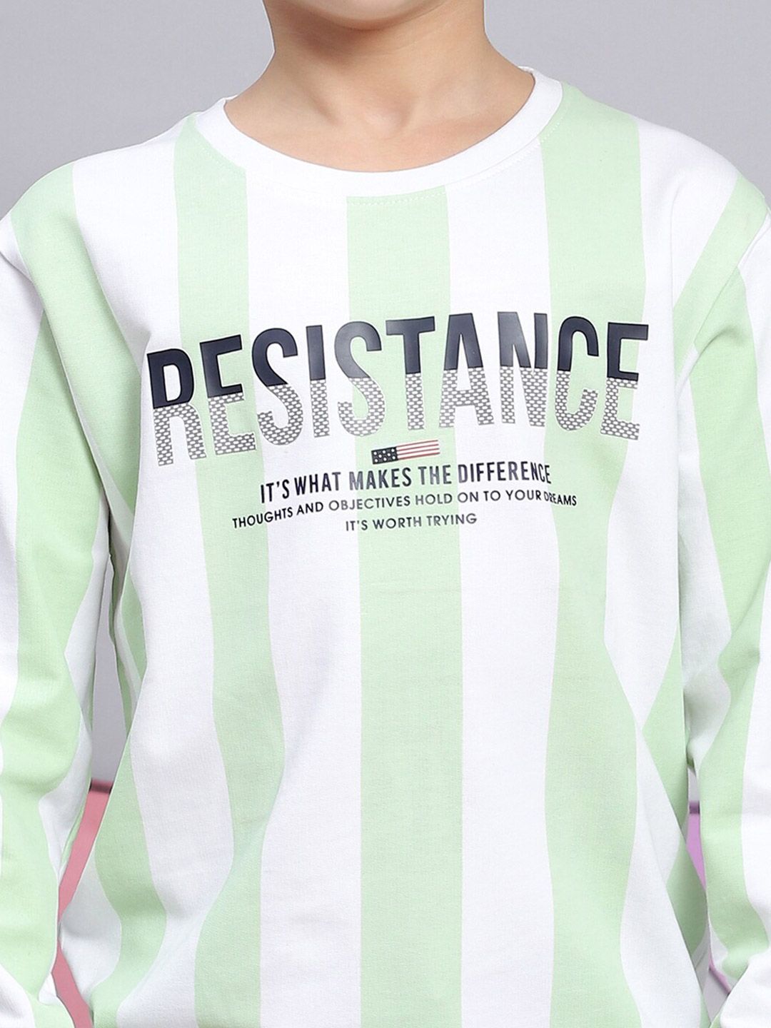 Monte Carlo Boys Typography Printed Pure Cotton Pullover