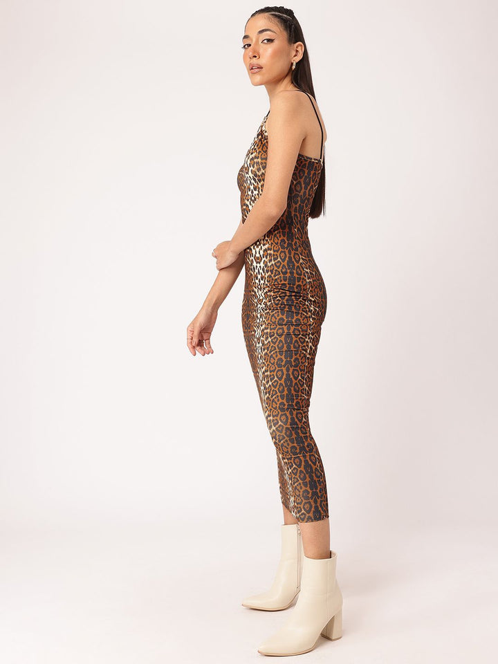 DressBerry Panther Power Y2K Chic Bodycon Dress