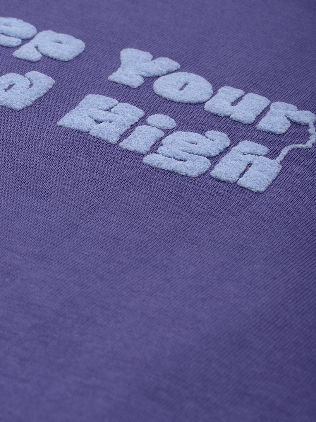 DILLINGER Typography Embossed Pure Cotton Boxy T-shirt