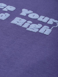 DILLINGER Typography Embossed Pure Cotton Boxy T-shirt