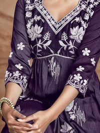 KALINI Women Chikankari Embroidery Kurta