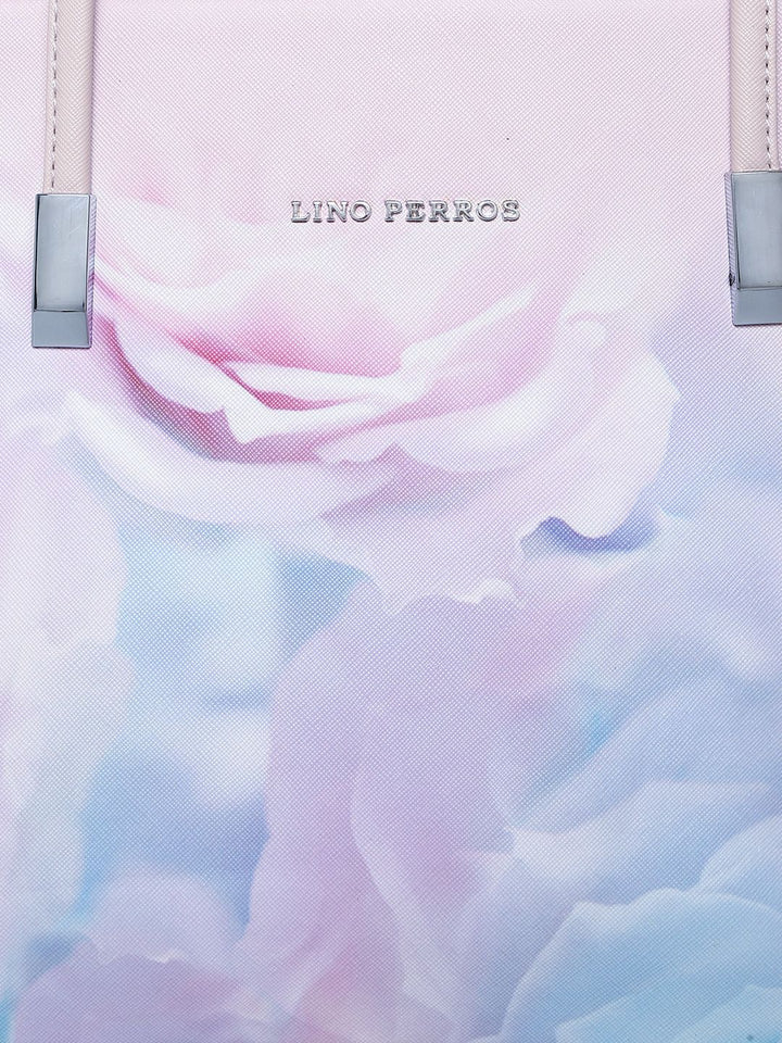 Lino Perros Pink Printed Shoulder Bag