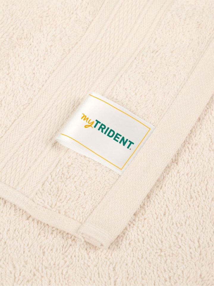 MYTRIDENT Beige 6 Pieces Cotton 500 GSM Highly Absorbent Face Towels