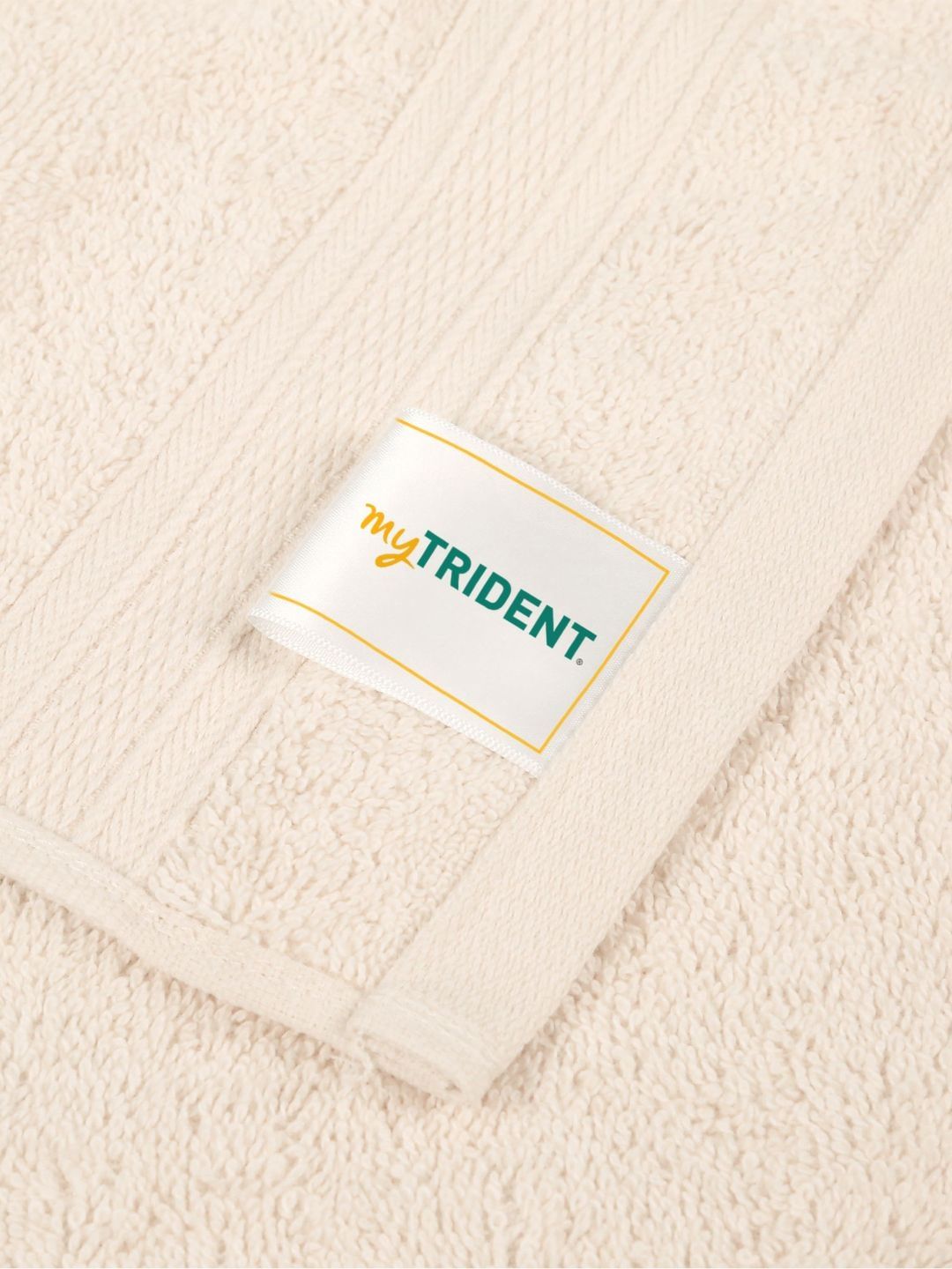 MYTRIDENT Beige 6 Pieces Cotton 500 GSM Highly Absorbent Face Towels