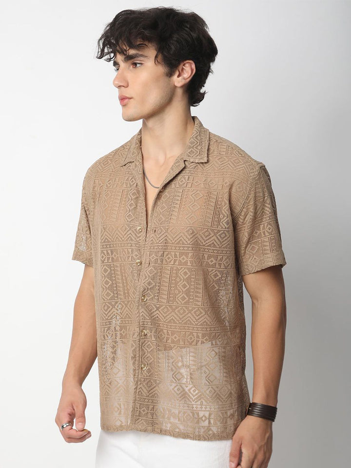 VASTRADO Men Classic Opaque Casual Shirt