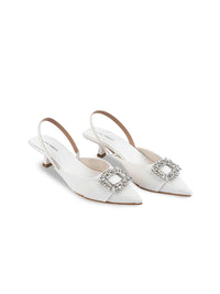Lino Perros Women Embellished Kitten Pumps