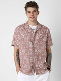 VASTRADO Men Classic Opaque Printed Casual Shirt