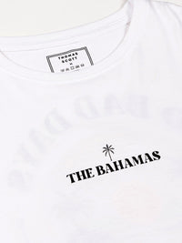 Thomas Scott Typography Printed Pure Cotton T-Shirt