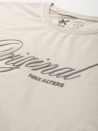 HRX by Hrithik Roshan Lifestyle Typography Print Crop T-shirt