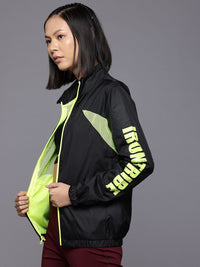 HRX by Hrithik Roshan Typography Printed Training Sporty Jacket