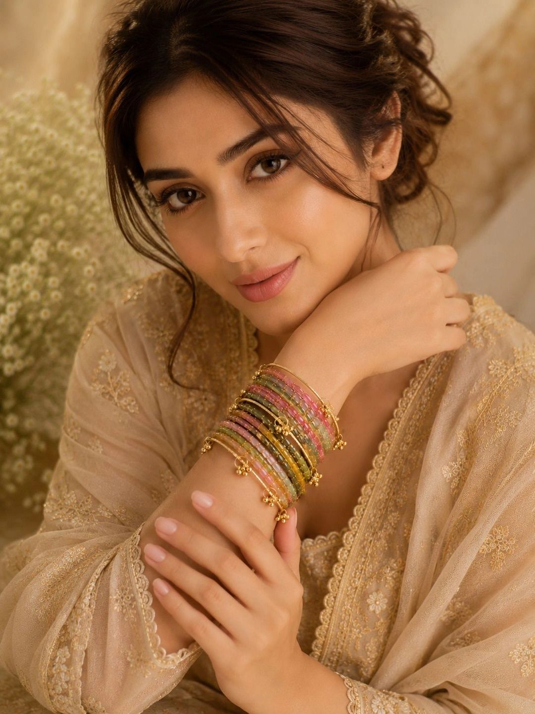 PANASH Gold-Plated Bangle