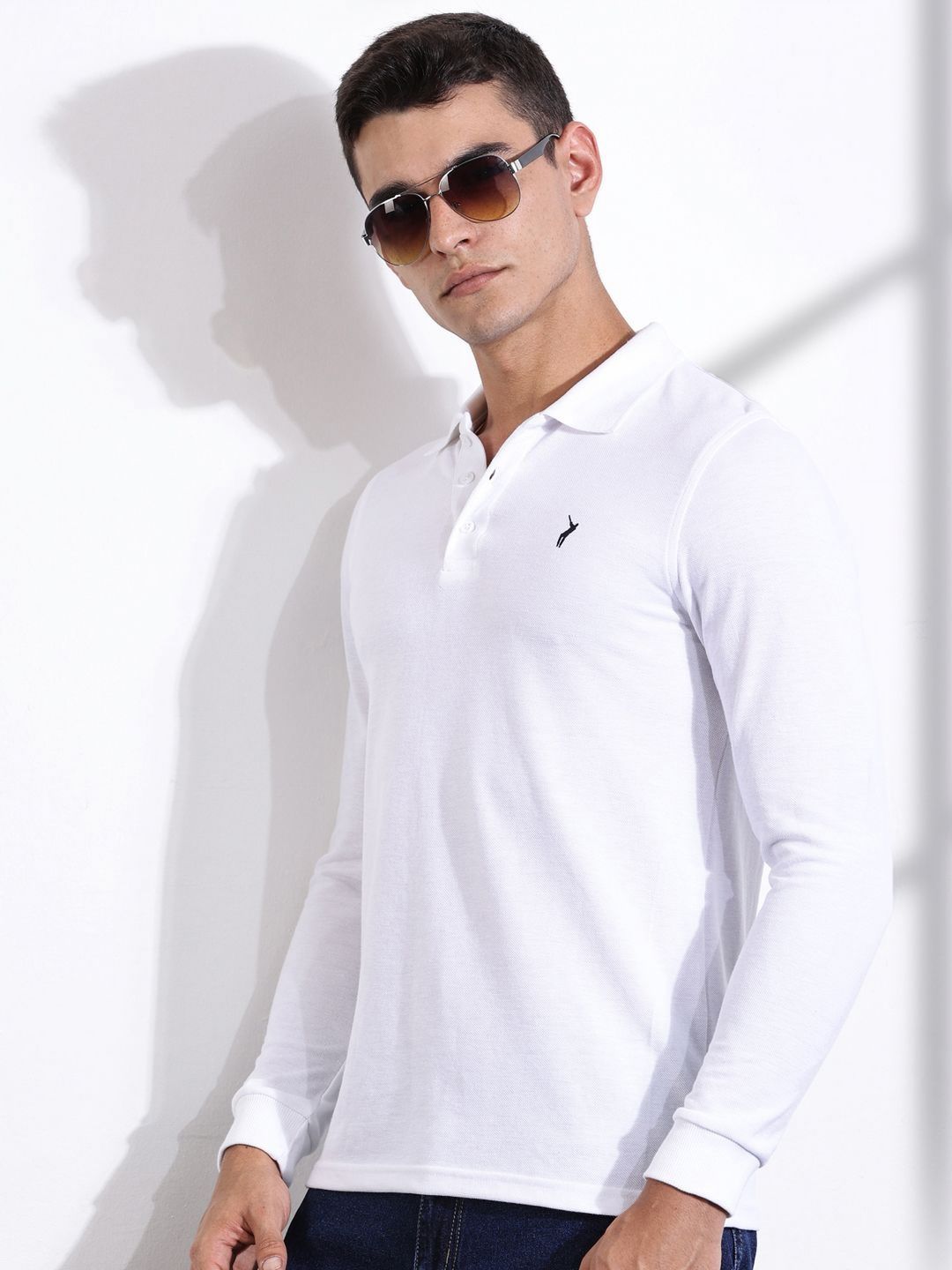 Thomas Scott Men Solid Polo Collar T-shirt
