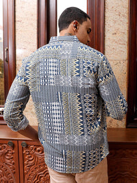 The Indian Garage Co Men Slim Fit Indie Printed Resortwear Shirt