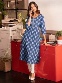 Libas Women Floral Printed Kurta