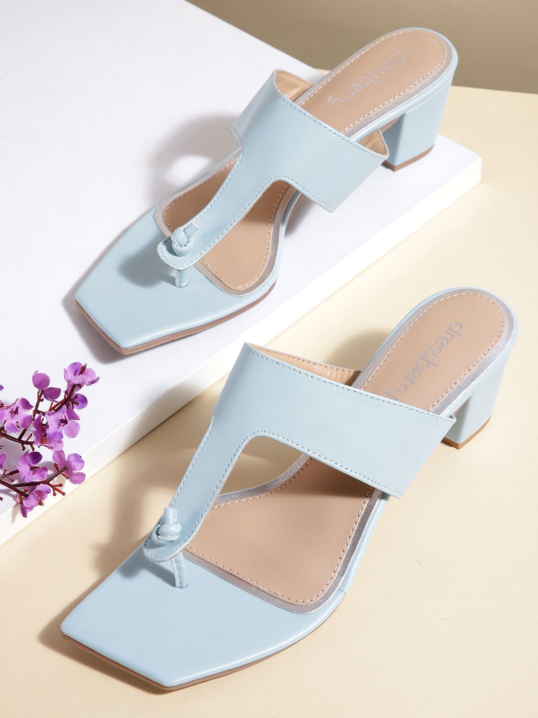 DressBerry Block Heel Sandals