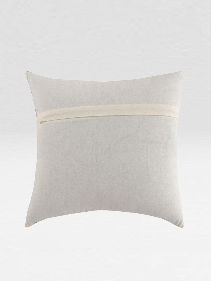 STITCHNEST Yellow & White Set of 5 Floral Square Cushion Covers