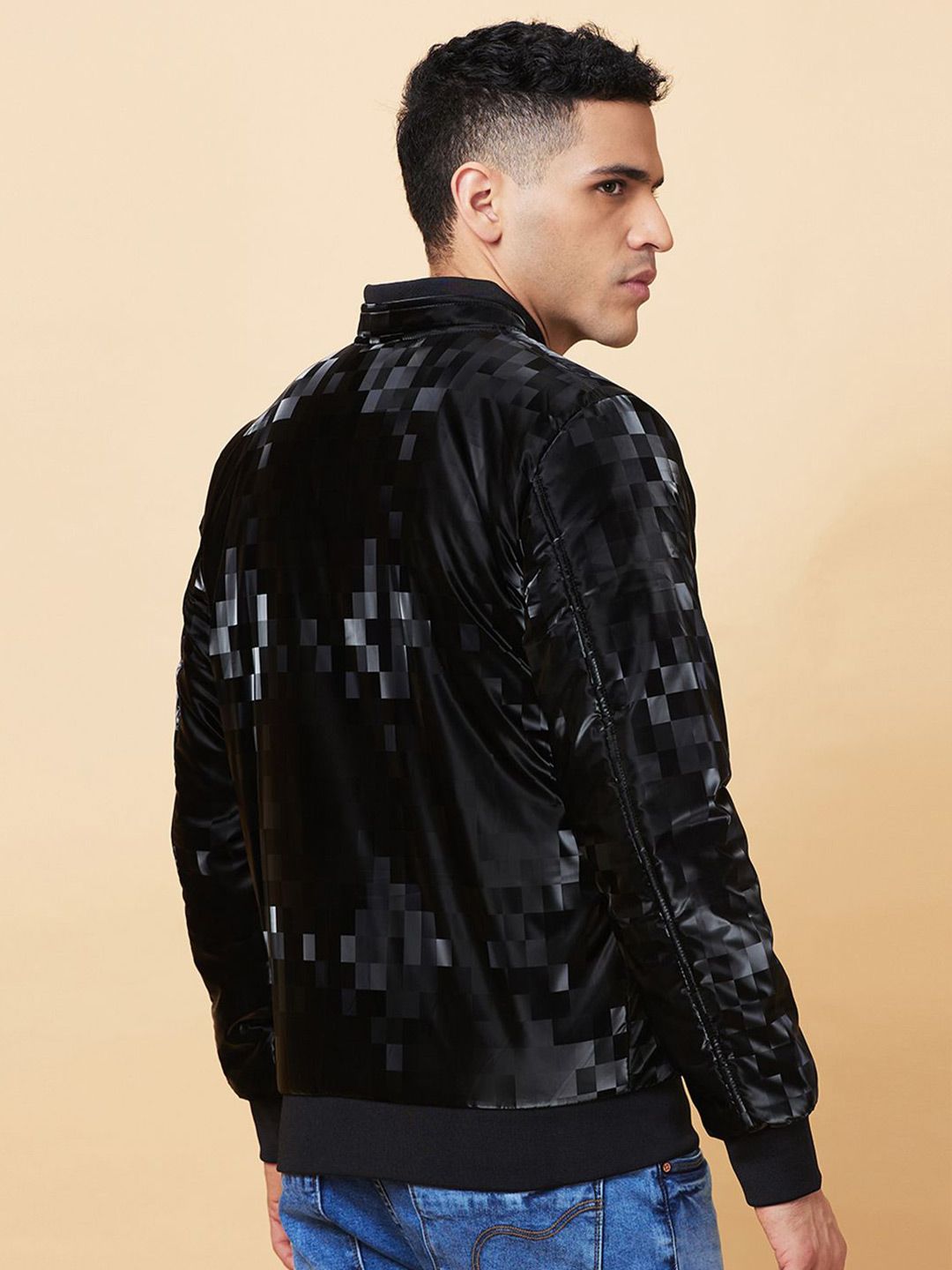 Being Human Checked Reversible Bomber Jacket