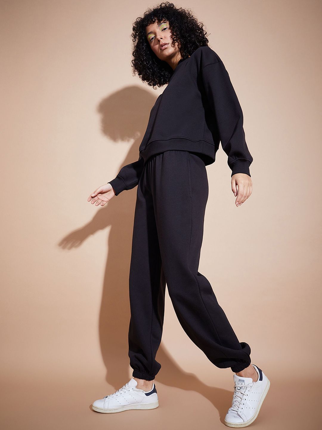 SASSAFRAS BASICS Fleece Oversized Sweatshirt With Joggers