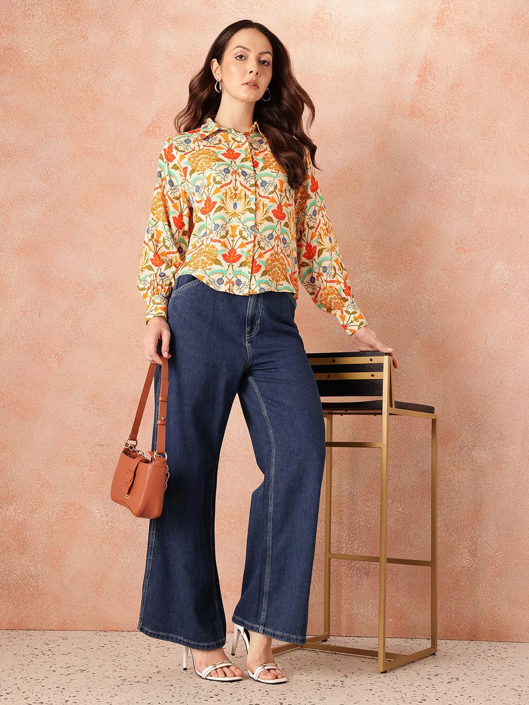 all about you Floral Printed Relaxed Casual Shirt