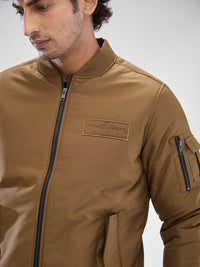 SPYKAR Men Full Sleeve Regular Fit Bomber Jacket