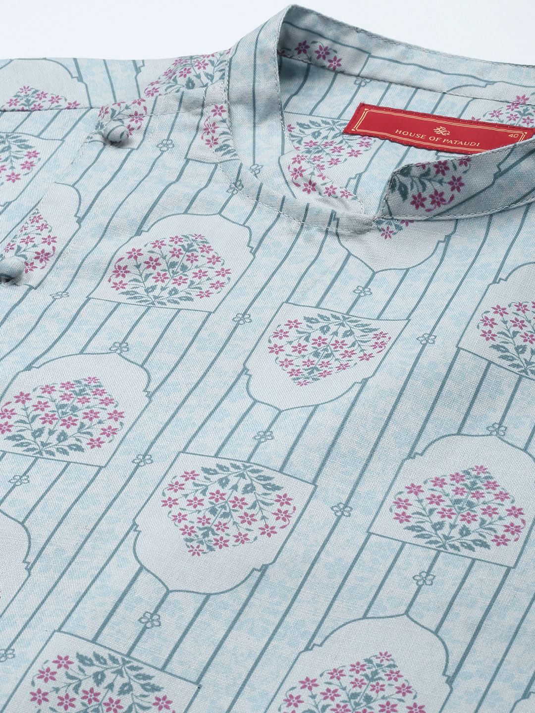 House of Pataudi Ethnic Motifs Printed Jashn Kurta